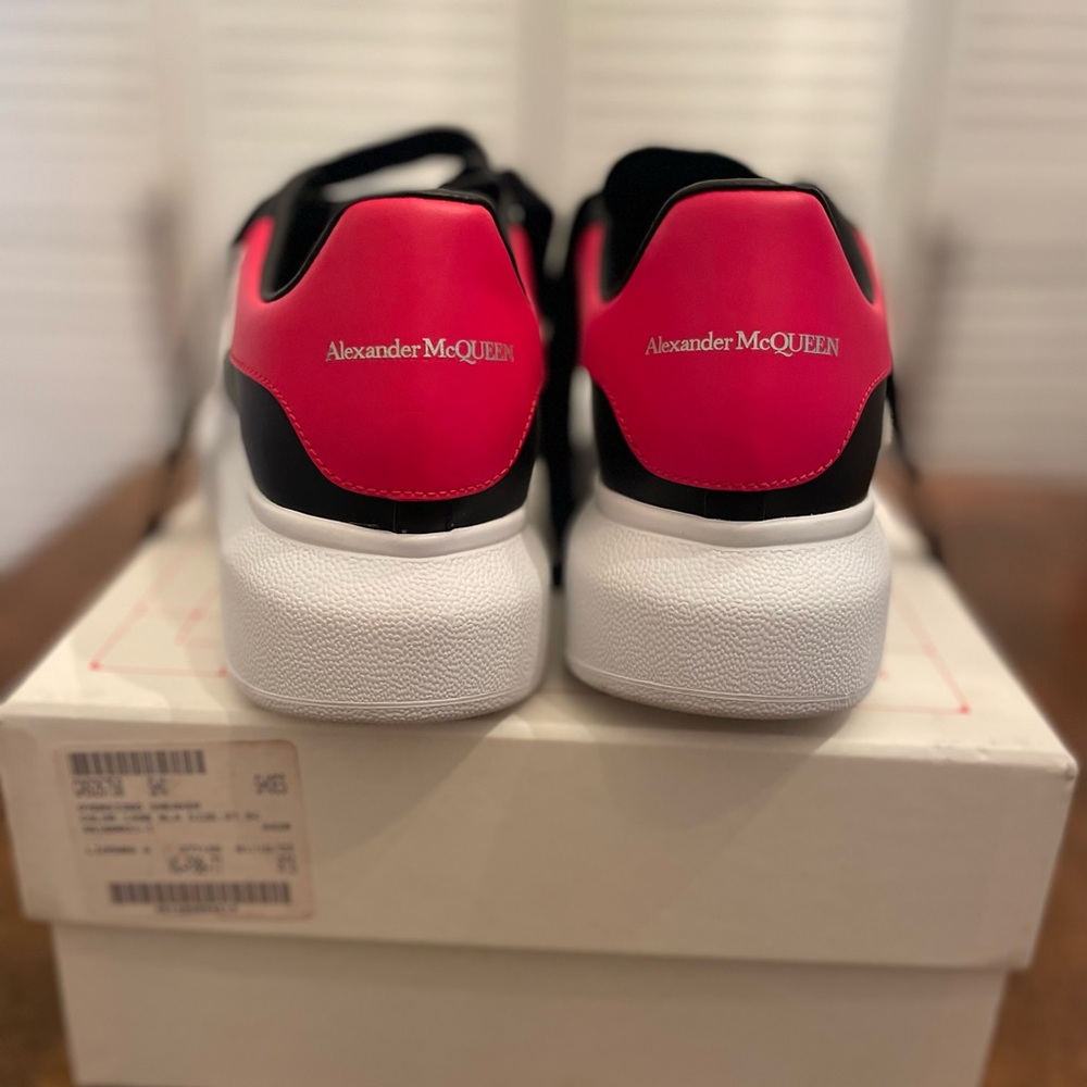 Alexander McQueen Limited edition black&red sneakers. Size 37.5 Bergdorf Goodman
